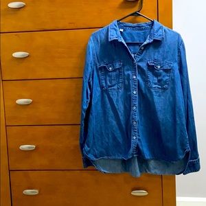 Denim/Chambray Button-Down Shirt